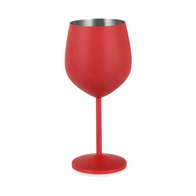 European 304 Single Layer Stainless Steel Wine Glass