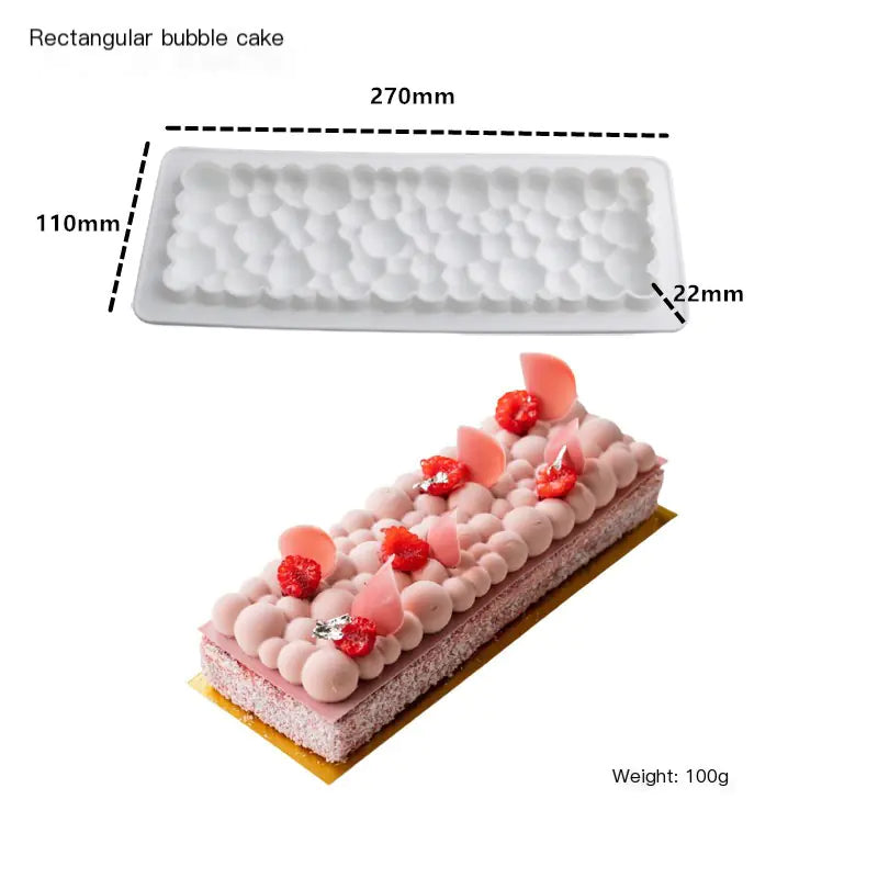 Circular Silicone Cake Mold for DIY Baking Decorations