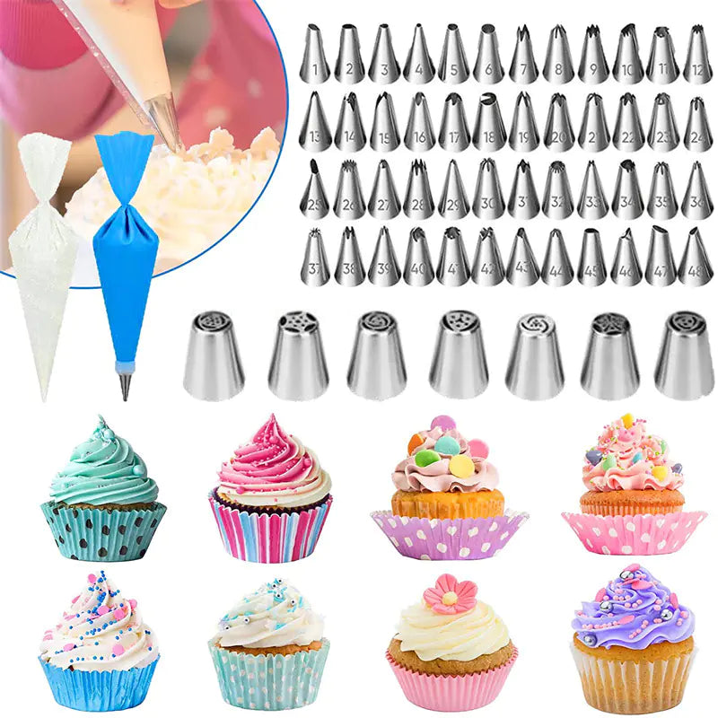 507-Piece Cake Decorating Set with Tools and Bags