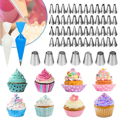 507-Piece Cake Decorating Set with Tools and Bags