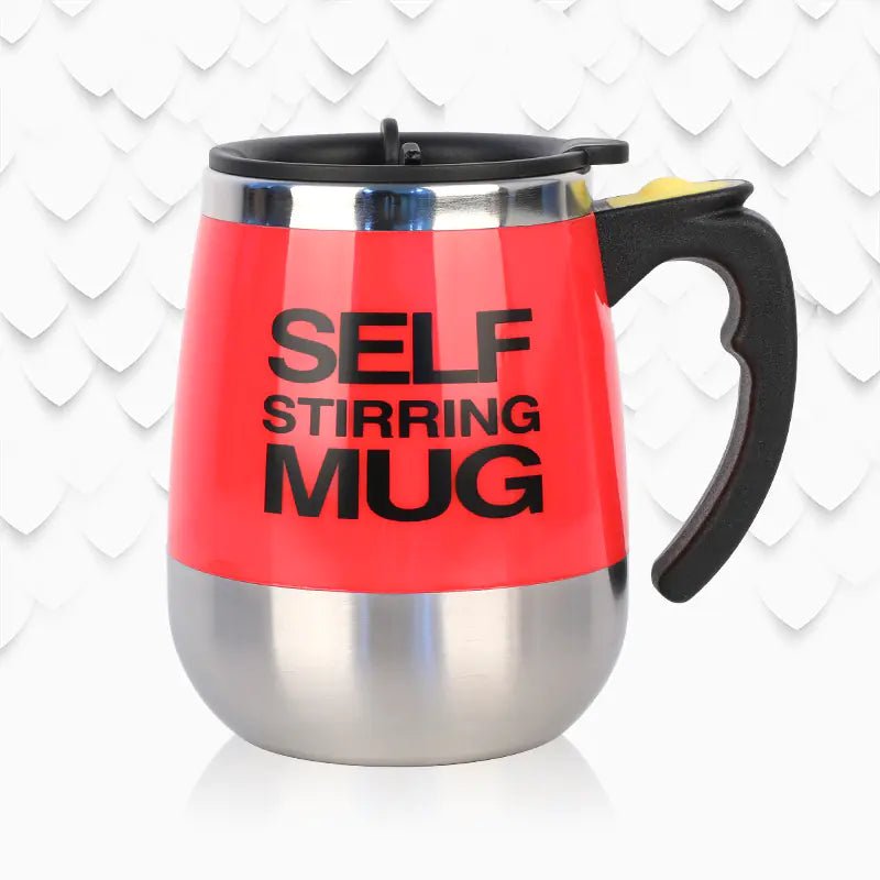 304 Stainless Steel Automatic Stirring Coffee Mug - Lunqara
