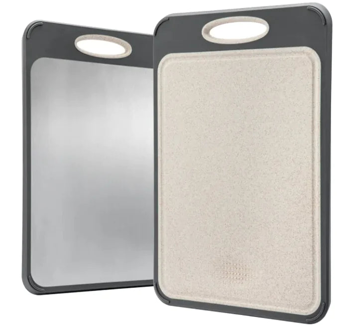 Double-sided Stainless Steel Cutting Board
