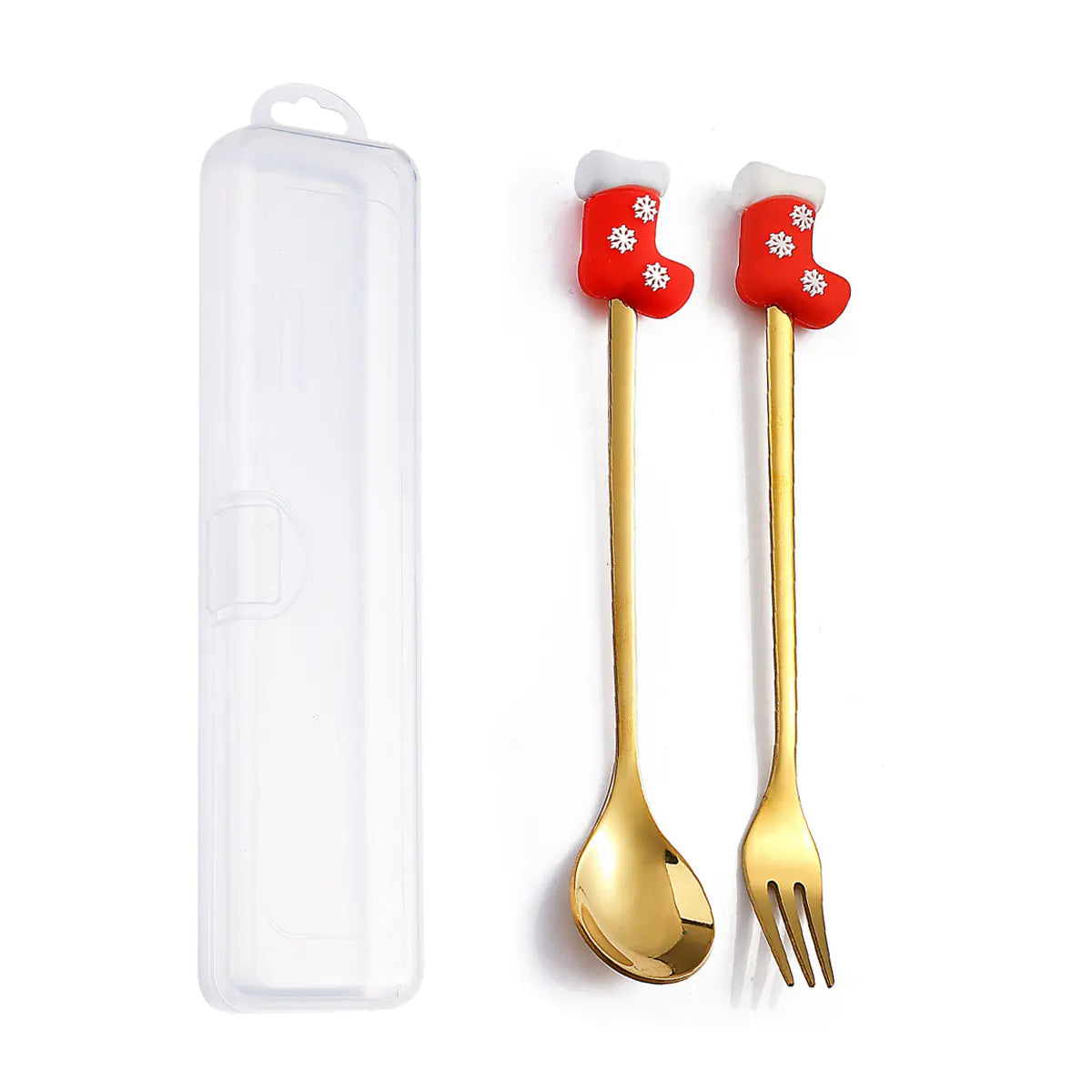 Stainless Steel Christmas Spoon Set with Forks