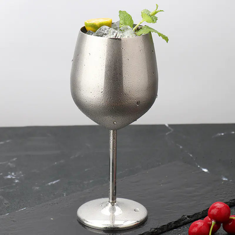 500ml Creative 304 Stainless Steel Wine Goblet - Lunqara 