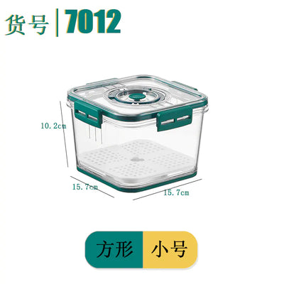 Square PET Freezer Storage Box Set for Kitchen