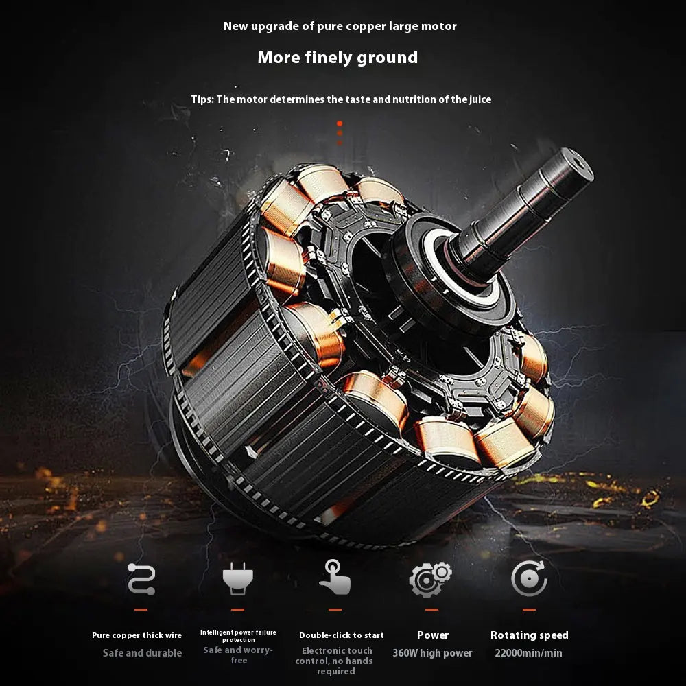 Portable Electric Juicer Cup - Lunqara 