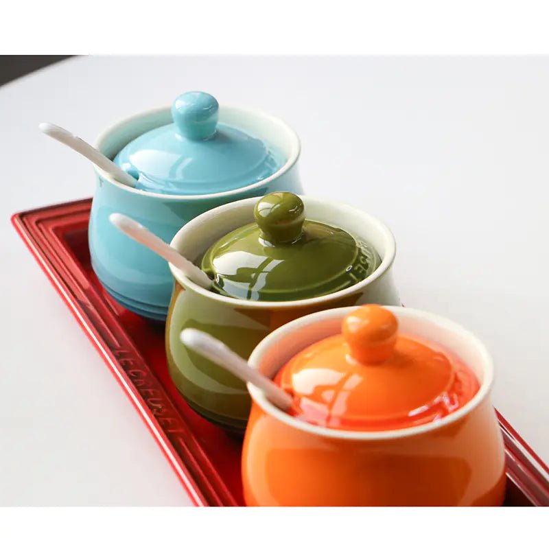 Kitchen Seasoning Jar Set with Salt Shaker - Lunqara