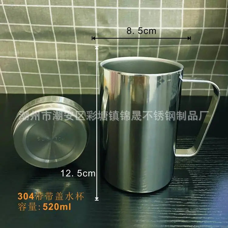 Double-Layer Insulated 316 Stainless Steel Mug with Lid