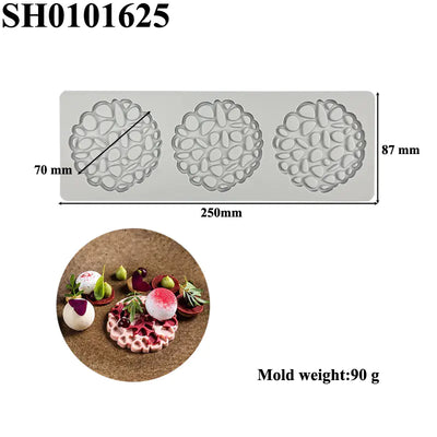 Silicone Leaf-Shaped Platter Molds for Desserts - Lunqara 