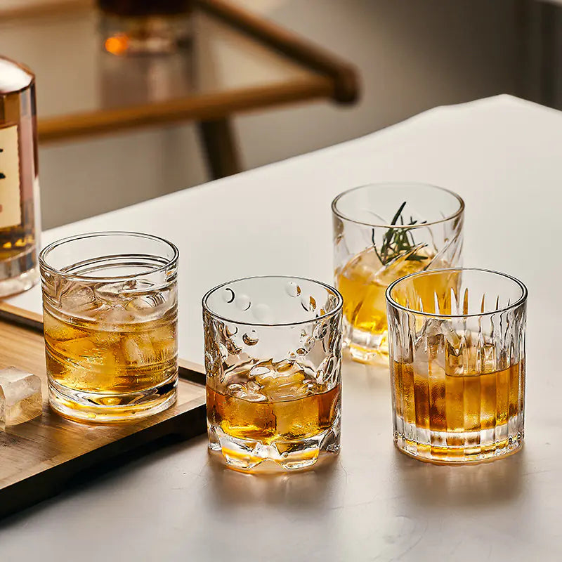 Creative Rotating Glass Cup for Whiskey and Coffee