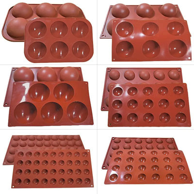 Lunqara 6 - Cavity Silicone Mold for DIY Chocolate & Candy - Lunqara