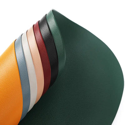 Faux Leather European Style Table Mats (1 Piece) - Lunqara