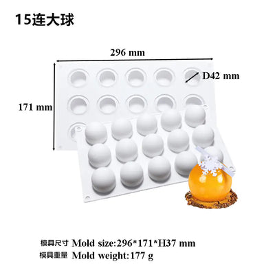 New Ocean Shell Silicone Mousse Cake Mold for Baking