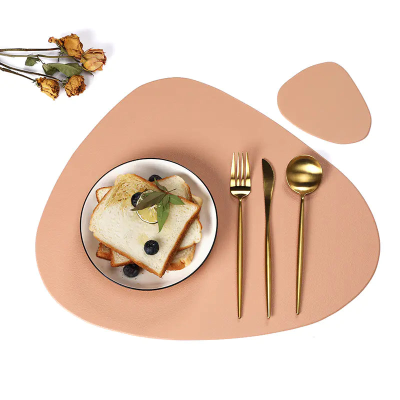 Faux Leather European Style Table Mats (1 Piece)