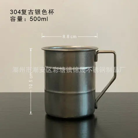 Double-Layer Insulated 316 Stainless Steel Mug with Lid