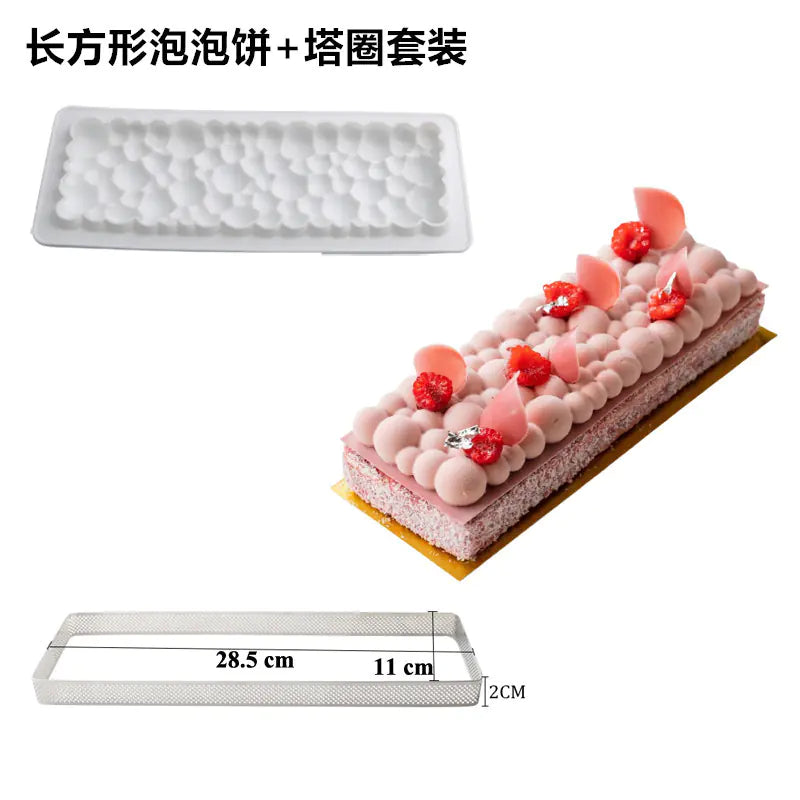 Circular Silicone Cake Mold for DIY Baking Decorations