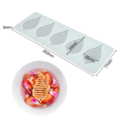 Pineapple Fruit Crisps Silicone Lace Mat for Baking