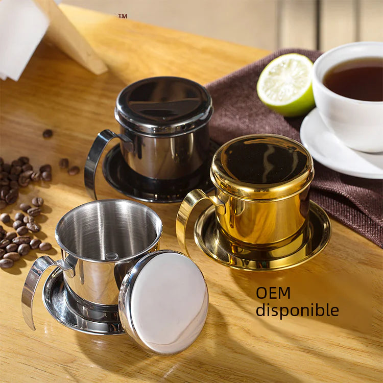 Vietnamese Drip Coffee Pot and Filter Set - Lunqara 
