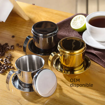 Vietnamese Drip Coffee Pot and Filter Set - Lunqara 