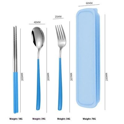 Portable Stainless Steel Cutlery Set - Lunqara