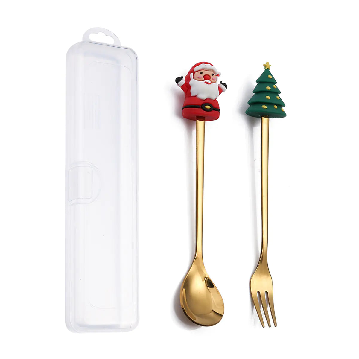 Stainless Steel Christmas Spoon Set with Forks
