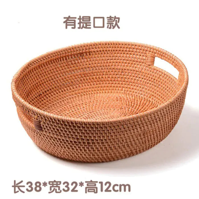 Handmade Vietnamese Wicker Candy Basket Set (3 Pieces) - Lunqara 