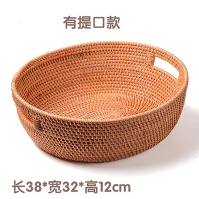 Handmade Vietnamese Wicker Candy Basket Set (3 Pieces) - Lunqara 