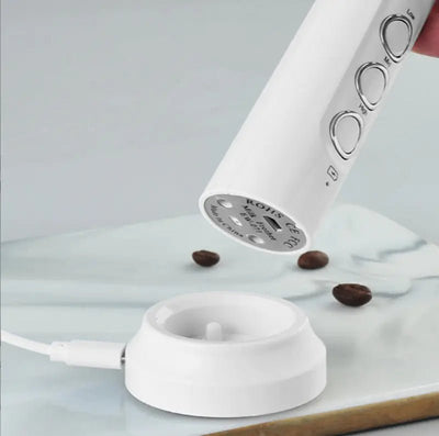 Portable USB Rechargeable Electric Milk Frother - Lunqara