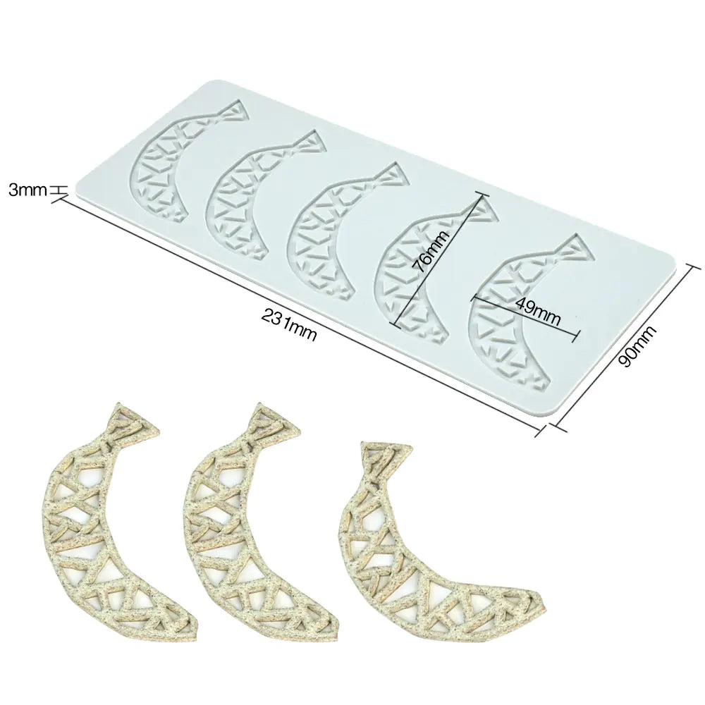 Pineapple Fruit Crisps Silicone Lace Mat for Baking