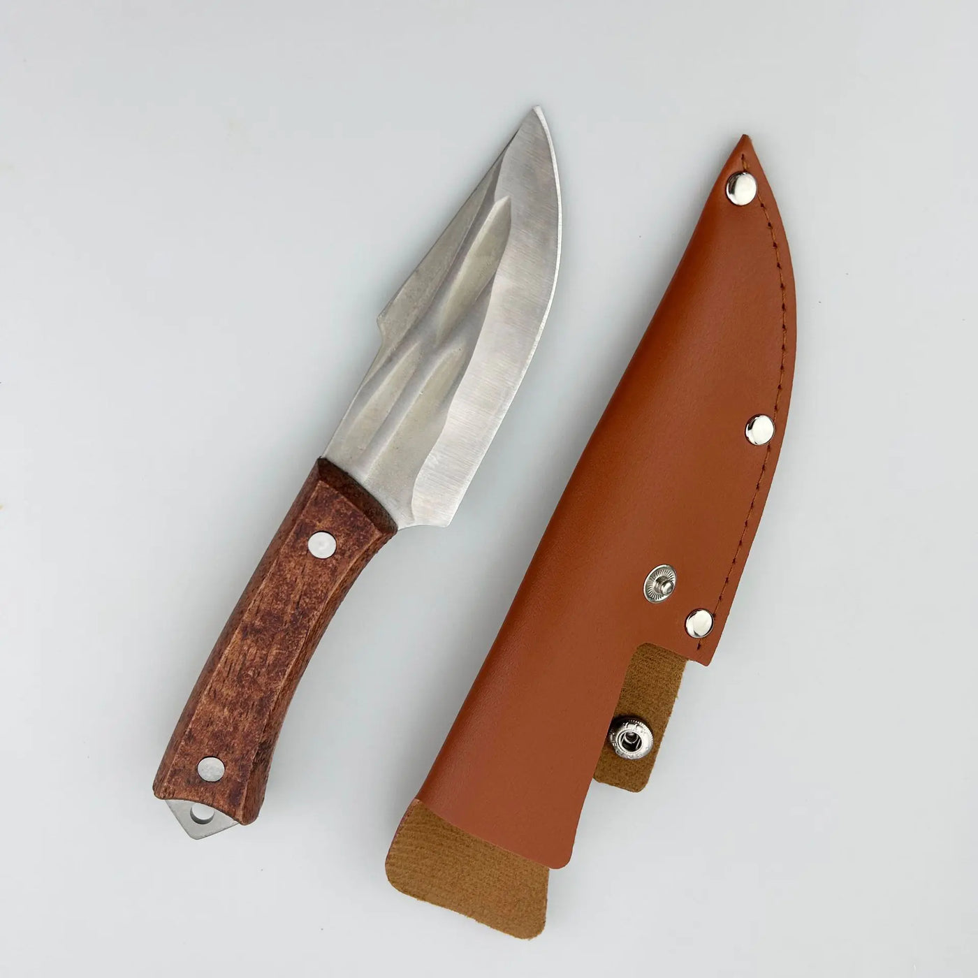 Portable Stainless Steel Meat Knife for Outdoor Use - Lunqara