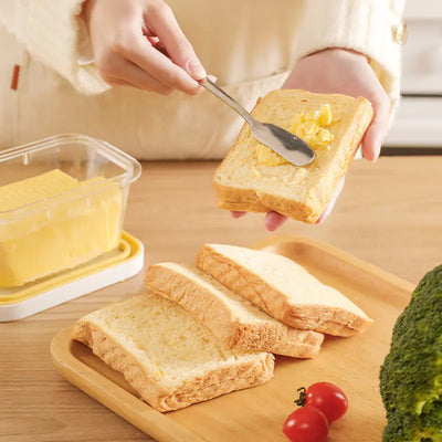 Japanese Butter Cutting and Storage Box with Lid - Lunqara 