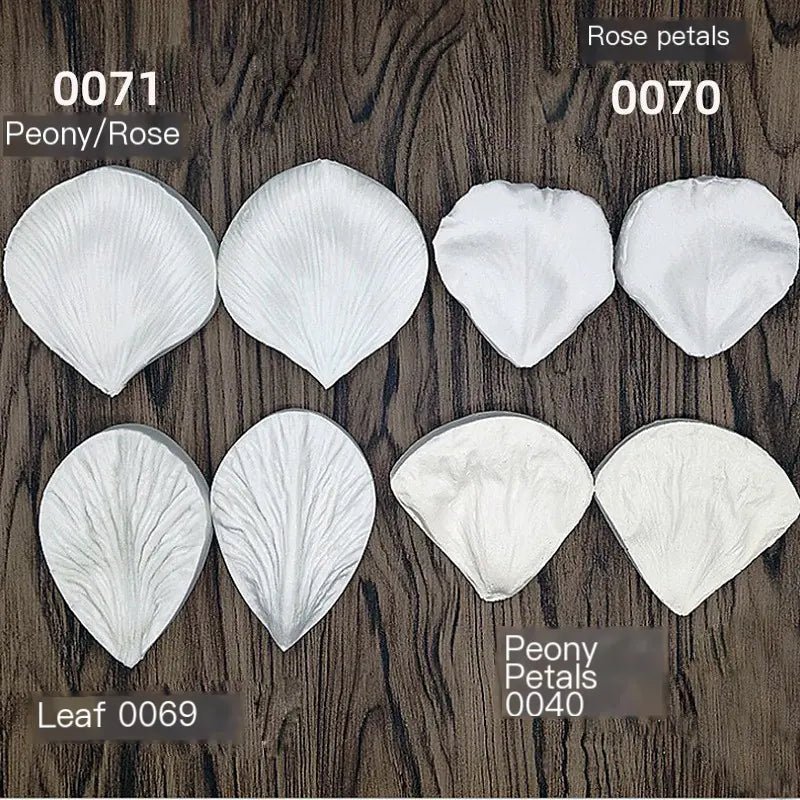 3D Silicone Molds for Leaf and Petal Decorations - Lunqara