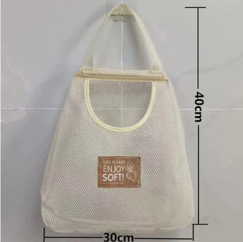 Fruits and Vegetables Storage Net Bag with Onion Hanger