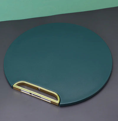 Green Round Plastic Cutting Board for Vegetables & Fruits