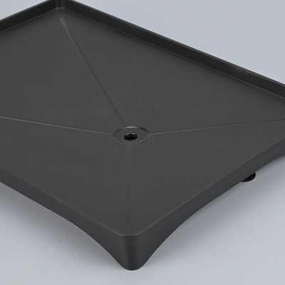 Black Draining Dish Rack Pan