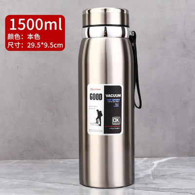 Stainless Steel Insulated Tea Cup 1000ml for Outdoors - Lunqara