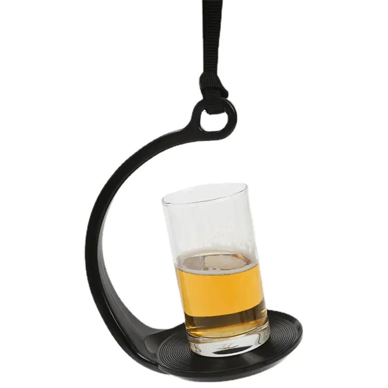 Spillproof Cup Holder with Strong Grip and Strap - Lunqara