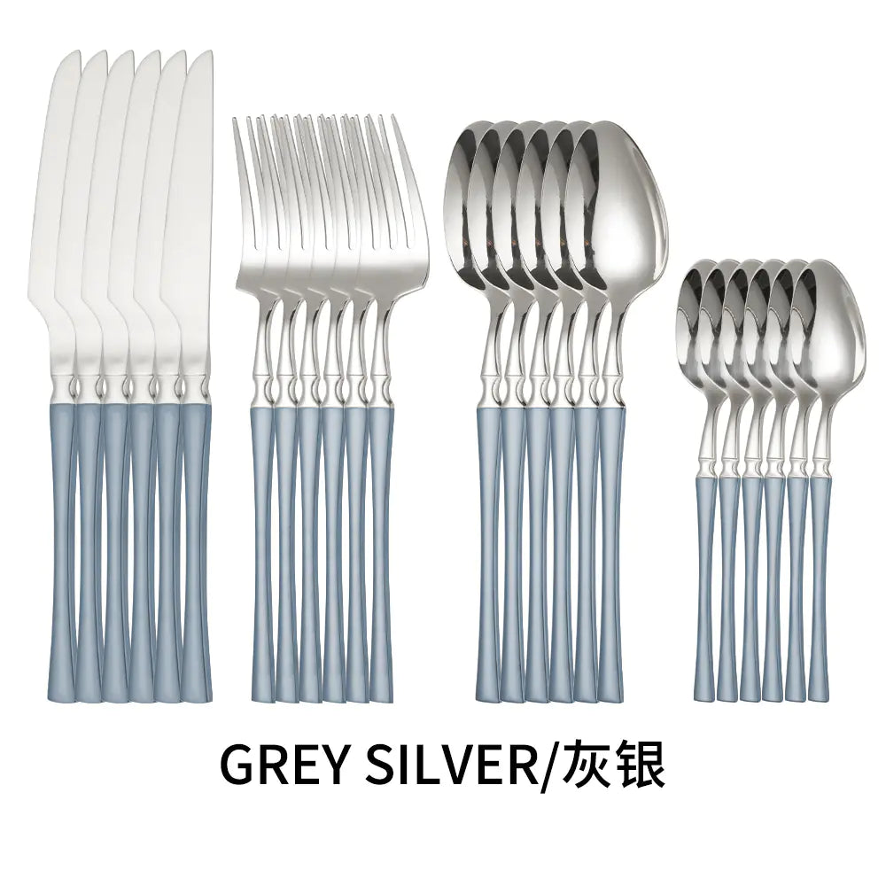 Titanium Coated Stainless Steel Cutlery Set for Dining