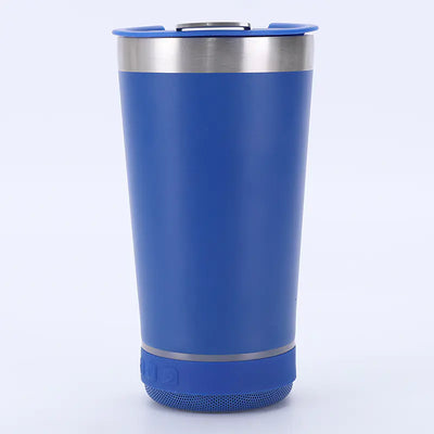 20oz Stainless Steel Travel Mug with Bluetooth Speaker