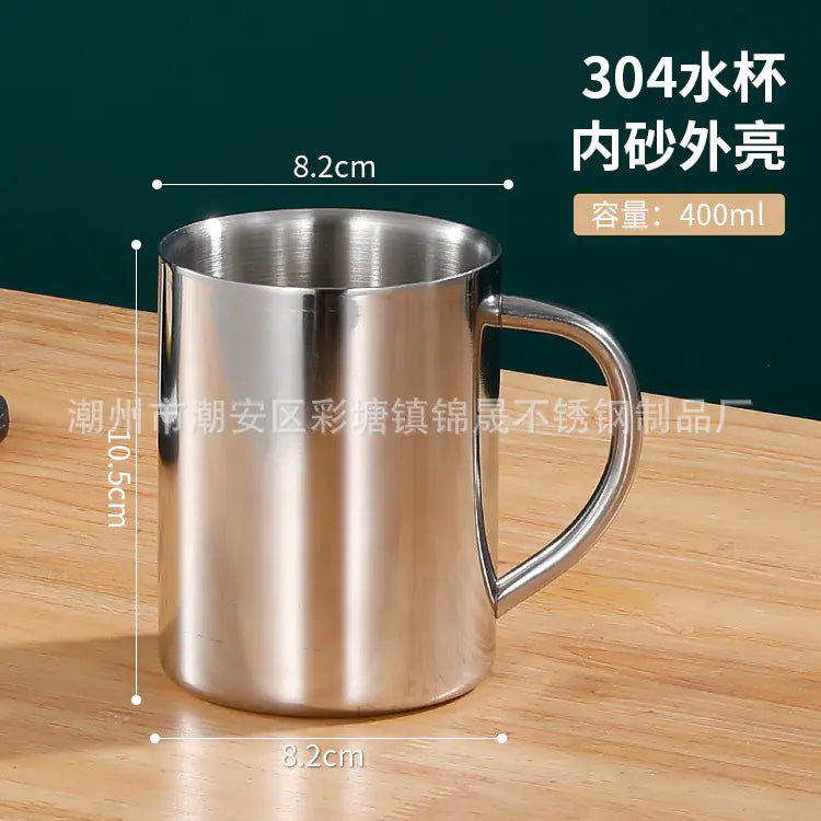 Double-Layer Insulated 316 Stainless Steel Mug with Lid