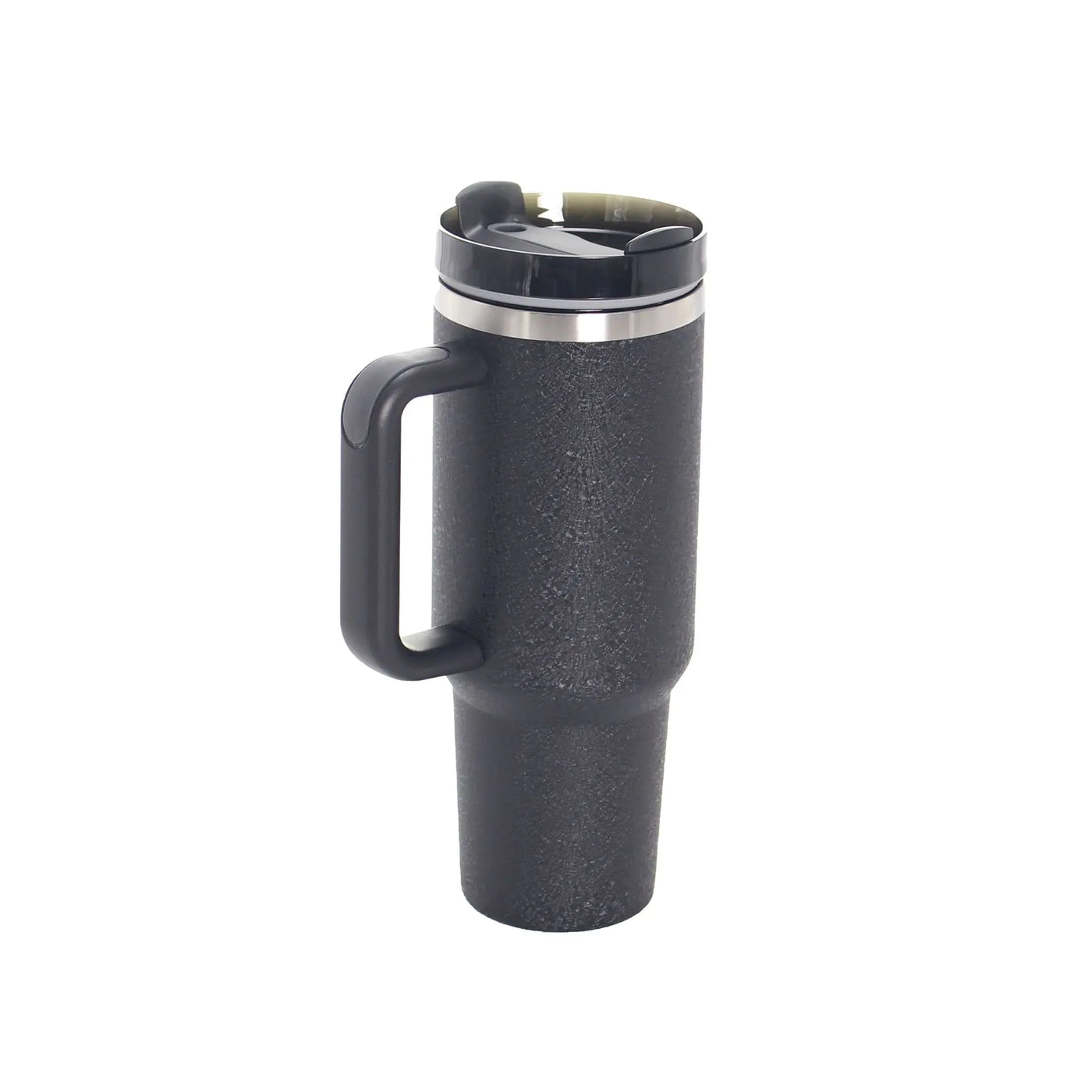 40oz Stainless Steel Travel Mug with Straw & Handle - Lunqara 