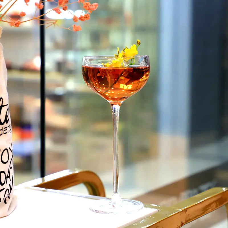 Japanese Wooden Highball Cocktail Glass - Handmade