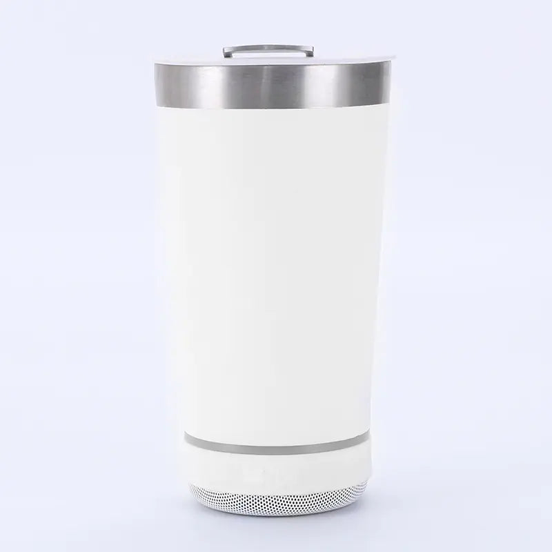 20oz Stainless Steel Travel Mug with Bluetooth Speaker
