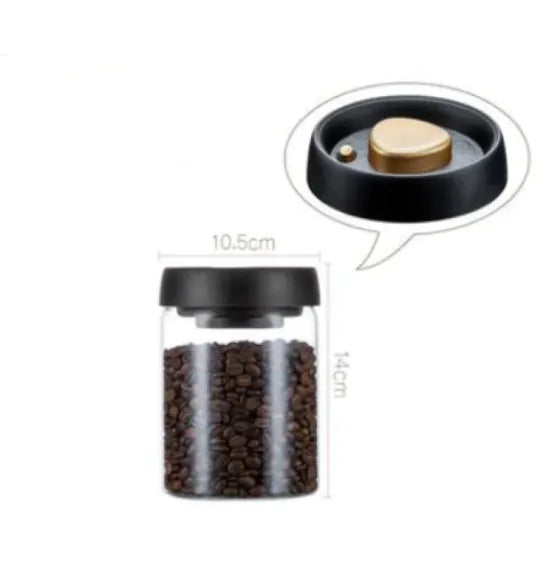 Vacuum Sealed Glass Storage Jar Set - Lunqara 