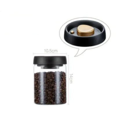 Vacuum Sealed Glass Storage Jar Set - Lunqara 