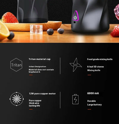 Portable Electric Juicer Cup - Lunqara 