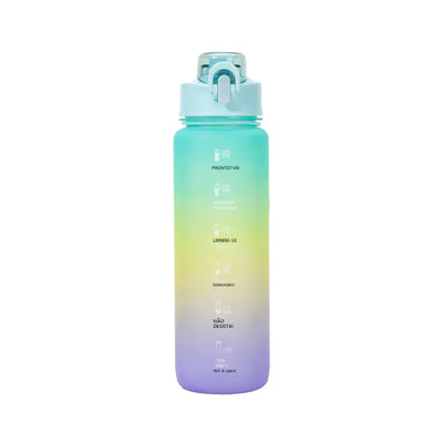 Three-Color Gradient Outdoor Sports Water Bottle