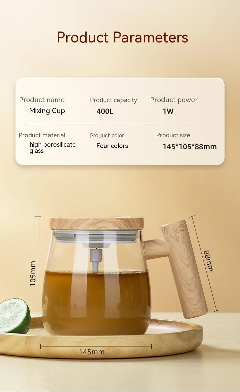 Self - Stirring Electric Coffee Mug - Lunqara