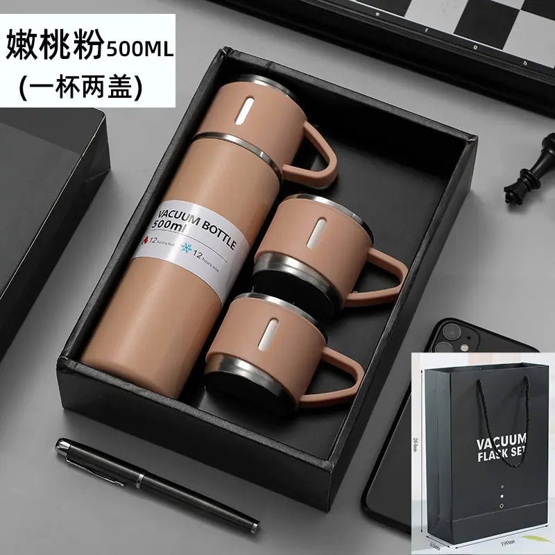 New 304 Stainless Steel Insulated Tea Cup Gift Set - Lunqara