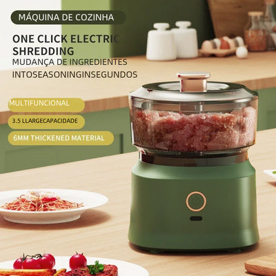 Mini Wireless Electric Garlic Press and Masher - Lunqara 